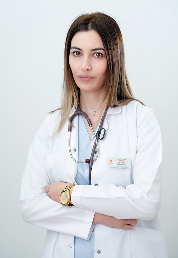 medic Natalia Gavriliuc, medic cardiolog-pediatru